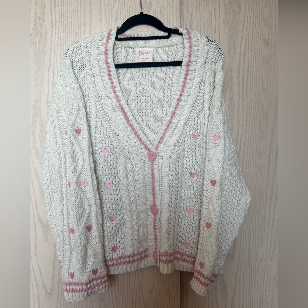 Taylor Swift Lover Heart Cardigan M/L